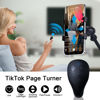 Picture of Bluetooths Remote Control Page Turner for TikTok, DauMeiQH Scrolling Ring Clicker for Camera Photo Video Recording Shutter, Kindle App Finger Remote for iPhone iPad Phone iOS Android (Pure Black)