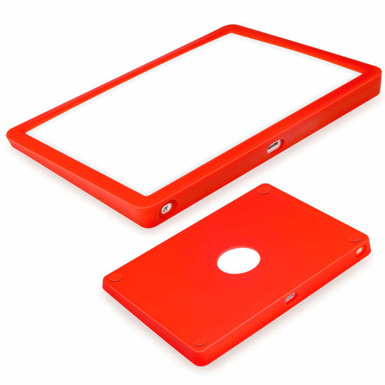 Picture of Silicone case for Magic Trackpad 2 Silicon case for Apple Wireless Touchpad Apple Trackpad Protective Cover，Anti-dust and Anti-Scratch Washable Wear-Resistant Silicone Skin (red)