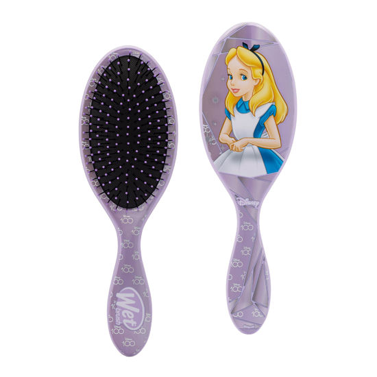 Picture of Wet Brush Original Detangling Brush, Alice (Disney 100) - Detangler Brush with Soft & Flexible Bristles - Detangling Brush for Curly Hair - Tangle-Free Brush for Straight, Thick, & Wavy Hair