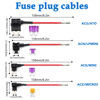 Picture of maierke 13FT RJ11 Style Radar Detector Hardwire Kit,Quick Connection Plug and Play Cord Cable Set,Include Fuse M1-Q-014