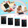 Picture of 4 Pcs LCD Writing Tablet Doodle Board Electronic Toy 8.5 Inch LCD Writing Board Electronic Tablet Writing Erasable Drawing Pad Reusable Writing Pad for Kids (Light Blue, Light Red, White, Black)