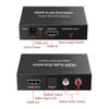 Picture of Dacimora HDMI Audio Extractor HDMI Audio Converter 2160P@30HZ/1080P@60HZ HDMI to SPDIF/RCA Audio Output Splitter Supports 3D HD 1080P Compatible with HDCP Dolby Digital DTS 5.1 CH