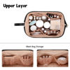 Picture of Ethereal Large Makeup Bag, Double Layer Toiletry Bag for Women Large Capacity Cosmetic Bag Portable Travel Toiletry Bag Travel Essentials