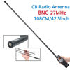 Picture of ABBREE Tactical Antenna 27Mhz 42.5-Inch for CB Handheld/Portable Radio with BNC Connector Compatible with Cobra Midland Uniden Anytone CB Radio