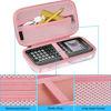 Picture of Graphing Calculator Carrying Case for TI-84 Plus CE, Fintie Hard EVA Shockproof Protective Box for TI-84 Plus/TI-83 Plus CE/Casio fx-9750GII (Glittering Marble)