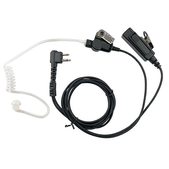 Picture of MaximalPower Headset Earpiece with Kevlar Reinforced Cable 2-Pin for Motorola Two-Way Radios Surveillance Headset (RHF MOT 2PIN HQ)