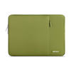 Picture of MOSISO Laptop Sleeve Bag Compatible with MacBook Air/Pro, 13-13.3 inch Notebook, Compatible with MacBook Pro 14 inch 2023-2021 A2779 M2 A2442 M1, Polyester Vertical Case with Pocket, Chartreuse