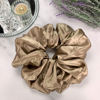 Picture of Celestial Silk Mulberry Silk Scrunchies for Hair (Oversized, Dark Taupe)