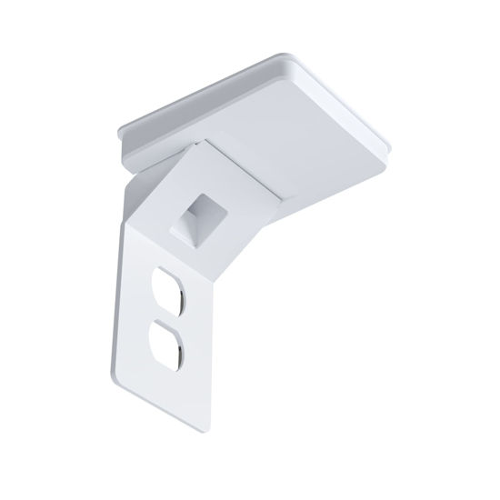 Picture of ECHOGEAR Outlet Shelf for Standard Outlets - Next-Gen Design with Built in-Cord Storage & Room for Bulky Plugs - Quick Install with Included Hardware