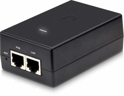 Picture of Ubiquiti POE-24-12W-G Power Over Ethernet Injector - 120 V AC, 230 V AC Input - 24 V DC, 500 mA Out