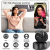 Picture of Bluetooth Remote Control for TIKTok Page Turner, Scrolling Ring for iPhone, iPad, Phone, iOS, Android, Kindle App Clicker Selfie Button Camera Shutter Video Recording Remote with Charging Case - Black