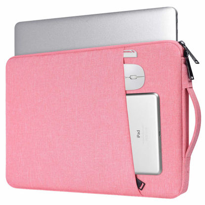 Picture of 17 17.3 Inch Laptop Bag for Women, Carrying Computer Notebook Sleeve Case for Acer Chromebook 17/ Dell Inspiron/MSI/HP Envy Pavilion/ASUS/Lenovo IdeaPad College School Office Travel,Pink