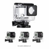 Picture of SOONSUN Waterproof Housing Case with Dive Filters for GoPro Hero 3, Hero3+, Hero 4 Silver Black Cameras, 40m Underwater Dive Housing Case with Filters, Spare Backdoor, Bracket Buckle Accessories