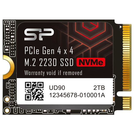 Picture of Silicon Power 2TB UD90 2230 NVMe 4.0 Gen4 PCIe M.2 SSD R/W up to 5,000/3,200MB/s Solid State Drive Compatible with Steam Deck (SU02KGBP44UD9007MM)