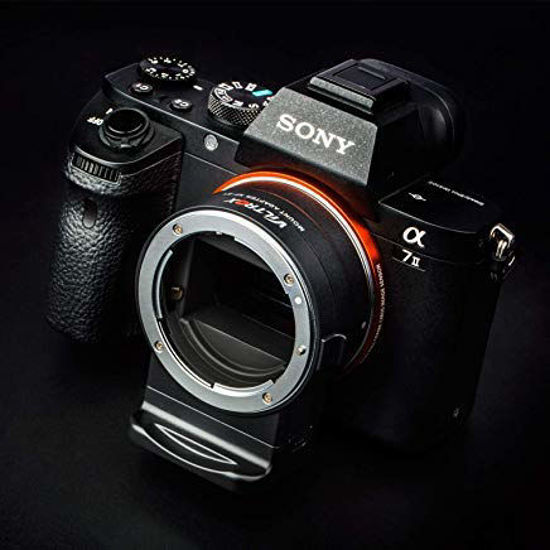 Picture of VILTROX NF-E1 Auto Focus Electronic Lens Mount Adapter with Aperture Control EXIF Transmitting,VR for Nikon F Lens to Sony E Mount Camera A9 A7RIII A7RII A7III A7II A7 A7S A6500 A6300 A6400