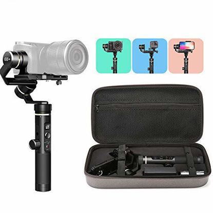 Picture of FeiyuTech G6 Plus [Official] 3-Axis Handheld Gimbal Stabilizer 3-in-1 for Lightweight Pocket Mirrorless Camera, GoPro Hero 8/7/6/5 Action Camera and Smartphone,Payload 1.76 lb