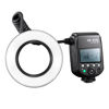 Picture of Godox MF-R76 Macro Ring Flash 5000K Ring LED Light Speedlite Flash Light for Canon Nikon Sony and Other DSLR Cameras