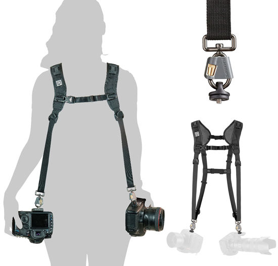 Picture of BlackRapid Double Breathe Camera Harness, Trusted Design For One Or Two SLR, DSLR, Mirrorless Cameras