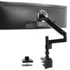 Picture of VIVO Premium Aluminum Extended Monitor Arm for Ultrawide Monitors up to 49 inches and 33 lbs, Single Desk Mount Stand, Pneumatic Height Adjusting, Max VESA 100x100, Black, STAND-V101GT