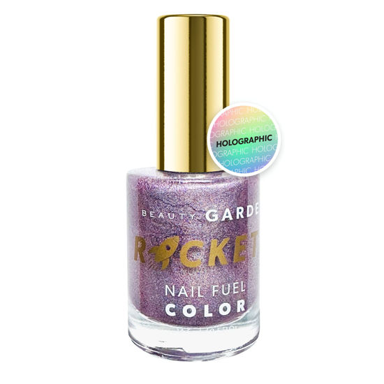 Picture of BeautyGARDE Rocket Nail Polish, Color - Moonstone, Strengthening Growth Treatment [0.5 Oz] Nail Hardener Extra Strong Nail Polish, Nail Growth Treatment, Cruelty-Free, 7-Free Vegan, Nonie Crème