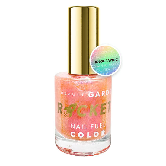 Picture of BeautyGARDE Rocket Nail Polish, Color - Opal, Strengthening Growth Treatment [0.5 Oz] Nail Hardener Extra Strong Nail Polish, Nail Growth Treatment, Cruelty-Free, 7-Free Vegan, Nonie Crème