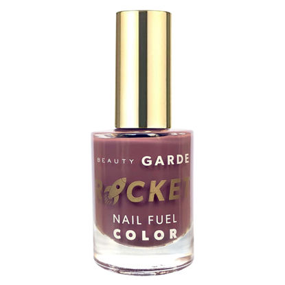 Picture of BeautyGARDE Rocket Nail Polish, Color - Mauve Madame, Strengthening Growth Treatment [0.5 Oz] Nail Hardener Extra Strong Nail Polish, Nail Growth Treatment, Cruelty-Free, 7-Free Vegan, Nonie Crème