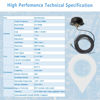 Picture of MASWELL Professional GPS Active Antenna, Screw Mount Antenna,SMA Male Antenna, 1575.42MHz Semisphere Antenna