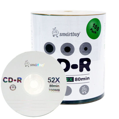 300 52X White Inkjet HUB Printable Blank CD-R Disc FREE PRIORITY MAIL  SHIPPING