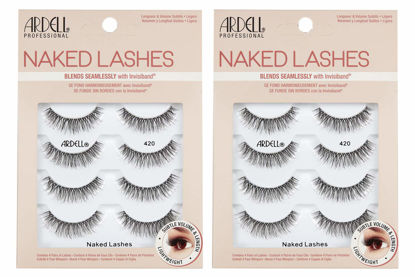 Picture of Ardell Strip Lashes Naked Lashes #420, 4 Pairs x 2-Pack