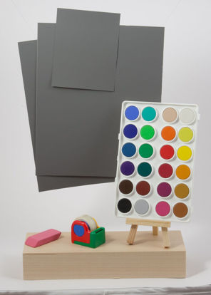 Picture of R-27, 18% Gray White Balance and Exposure Control Card Set, (Set of Three Cards, Two 8x10" and One 4x5")