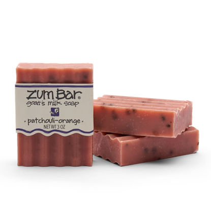 Picture of Indigo Wild Zum Bar Goat's Milk Soap - Patchouli-Orange - 3 oz (3 Pack)