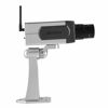 Picture of Fake Security Camera, Waterproof Bullet Dummy Fake Surveillance Camera Auto Movement Dummy Camera for Indoor and Outdoor for Dummy Electric Camera