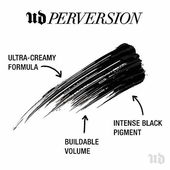 Picture of Urban Decay Perversion Volumizing Mascara - Intense Black - Creamy, Clump-Free, Flake-Free Formula - Volumizing Brush Separates & Defines - Proteins & Amino Acids to Stimulate Lash Growth