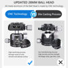 Picture of ARTCISE Low Profile Camera Tripod Ball Head, 28mm All Metal CNC Machining Panorama Ball Head with Two Quick Release Plates for Tripod, DSLR, Camcorder, Telescope，Max Load 22lbs/10kg