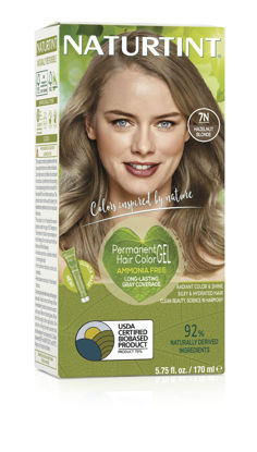 Picture of Naturtint Permanent Hair Color 7N Hazelnut Blonde (Pack of 1), Ammonia Free, Vegan, Cruelty Free, up to 100% Gray Coverage, Long Lasting Results