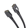 Picture of H!Fiber.com 2 Pack Internal Mini SAS SFF-8087 to SFF-8087 36Pin Cable, 0.8m Internal Mini SAS to Mini SAS Cable, 6Gbps, 100 Ohms, for Servers, RAID, SAS/SATA HBA, DAS, 0.8meter (2.6ft)