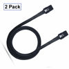 Picture of H!Fiber.com 2 Pack Internal Mini SAS SFF-8087 to SFF-8087 36Pin Cable, 0.8m Internal Mini SAS to Mini SAS Cable, 6Gbps, 100 Ohms, for Servers, RAID, SAS/SATA HBA, DAS, 0.8meter (2.6ft)