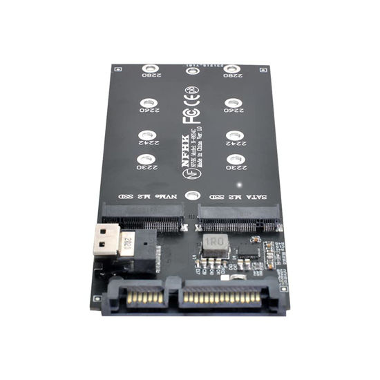 Picture of Xiwai SFF-8654 to U2 NGFF M-Key to Slimline SAS NVME PCIe SSD SATA Adapter for Motherboard