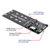 Picture of Xiwai SFF-8654 to U2 NGFF M-Key to Slimline SAS NVME PCIe SSD SATA Adapter for Motherboard