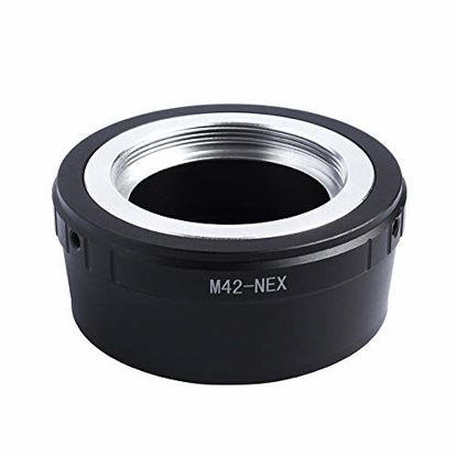 Picture of M42 to NEX Lens Adapter, Compatible with M42 (42x1mm) Screw Mount Lens to E-Mount Camera A6300,A7,A7R, A7II,A7S, A7M2,NEX-7,NEX-6,NEX-5,NEX-3