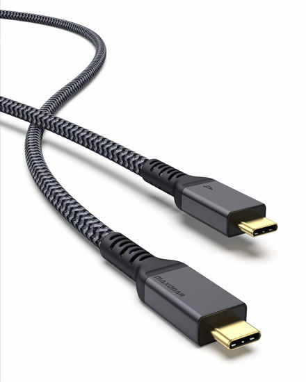 Picture of [3.3Ft] Thunderbolt 4 Cable, 40Gbps Cable with 100W Charging and 8K/5K@60Hz Compatible with Thunderbolt 4/3 Monitor, Docking Stations and More