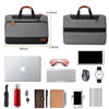 Picture of Laptop Bag 15.6 Inch，Laptop Briefcase Shoulder Messenger Bag Carrying Case for Work Travel School，Laptop Case Sleeve Computer Bag for Men Women Grey