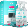 Picture of Screen Cleaner Spray (2 Pack), TV Screen Cleaner, Computer Screen Cleaner, for Laptop, iPad, MacBook, Smart TV, Monitor Cleaner - Computer Cleaning kit Electronic Cleaner - Microfiber Cloth Included