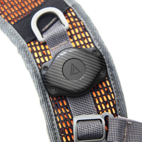 Picture of The Ultra-Secure Ultra-Durable AirTag Strap Mount | Airtag Holder Carbon Fiber case（1pack） IPX8 Waterproof & Discreet | for Backpacks, Bags & Camera Straps Hidden | Citymore