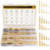 Picture of Csdtylh 420Pcs M2 M3 M4 Motherboard Standoffs&Screws&Nuts Kit, Hex Male-Female Brass Spacer Standoffs, Laptop Screws for DIY Computer Build, Electronic Projects, Raspberry Pi, Circuit Board etc.