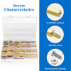 Picture of Csdtylh 420Pcs M2 M3 M4 Motherboard Standoffs&Screws&Nuts Kit, Hex Male-Female Brass Spacer Standoffs, Laptop Screws for DIY Computer Build, Electronic Projects, Raspberry Pi, Circuit Board etc.