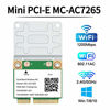 Picture of Mini PCI-E WiFi Card Dual Band BT4.2 Wireless-AC 7265 Half PCIe gigabit Network Card 2.4GHz 300Mbps 5GHz 867Mbps Half Mini WLAN Adapter Support Windows 7 8 10