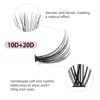 Picture of DIY Eyelash Extension Kit, 240 Pcs Lash Clusters individual Cluster Lashes with Super Hold Mascara Brush Bond and Seal Eyelash Glue and Lash Applicator eyelash cluster extensions Set (10+20D Kit)