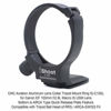 Picture of iShoot CNC Machined Diameter 68mm Tripod Mount Ring Lens Collar for Canon EF 100mm f/2.8L Macro IS USM Lens, Built-in 55mm Quick Release Plate Compatible with Tripod Ball Head of Arca-Swiss SUNWAYFOTO