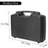 Picture of AOOCY Small Hard Carrying Case with Pluck Foam Interior for iPhone, GoPro, Camera, and More- 10.5 x 8.5 x 3 Inches, Black (10.5 x 8.5 x 3 Inches)